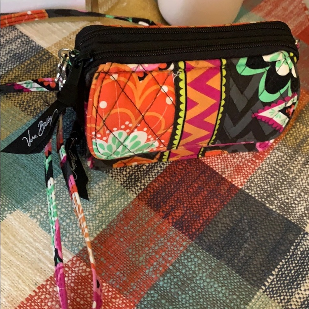 Vera Bradley wallet with lanyard